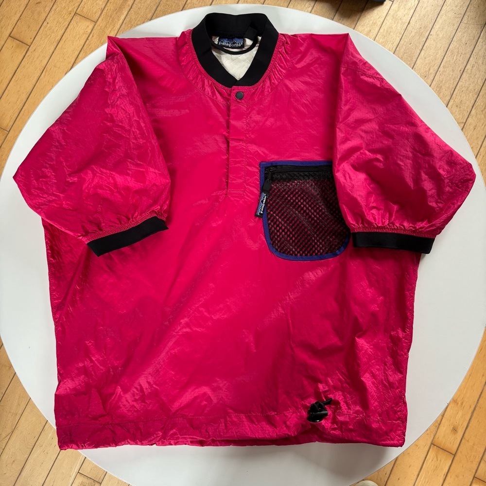 Vintage Patagonia Pink Waterproof Kayak Top